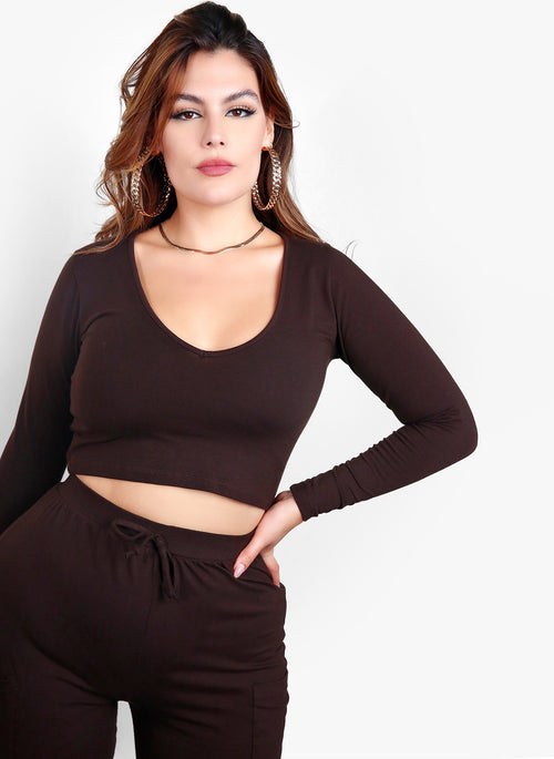 No Mercy Jogger Set - Brown