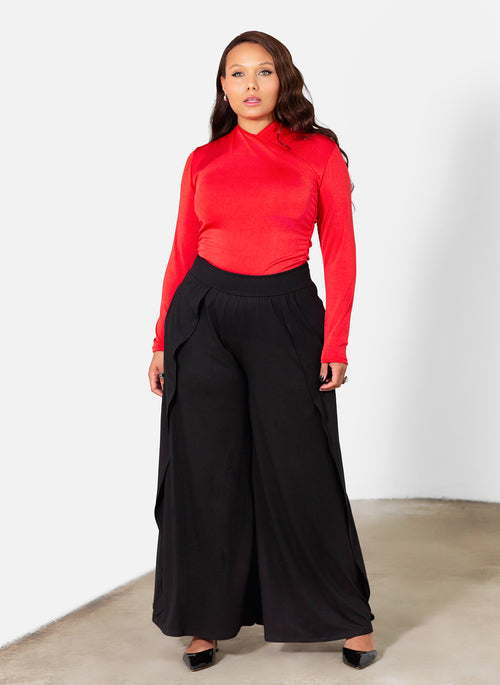 Paige Cross Over Neckline Bodysuit