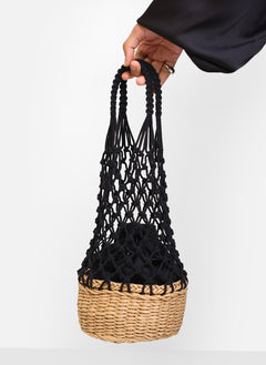 Knitted Basket Bag