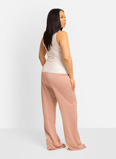 Essential Ribbed Squared Neck Tank - White