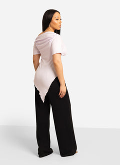 Emma Ruched Asymmetrical Top