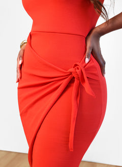 No Doubt Bodycon Midi Dress