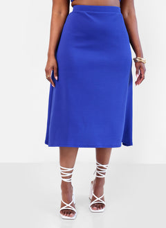 Tap In A Line Midi Skirt