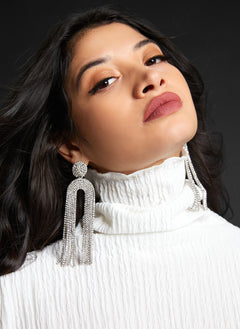 Sima Textured Flare Sleeve Blouse