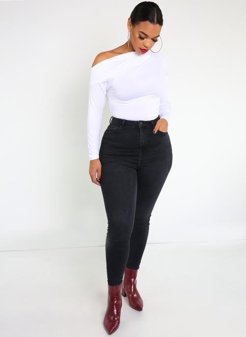 Zoe Drop Shoulder Bodysuit