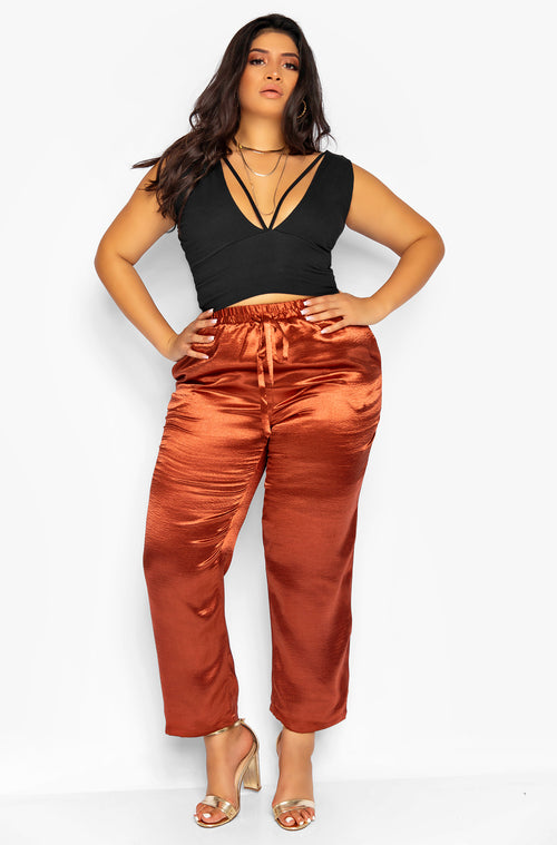 Black Crop Top Plus Sizes
