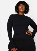 Keep Watching Bell Sleeve Top