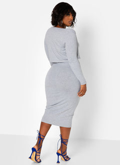 Nadine Button Front Cropped Cardigan