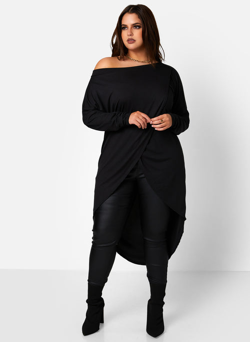 On The Go Ribbed High Low Top