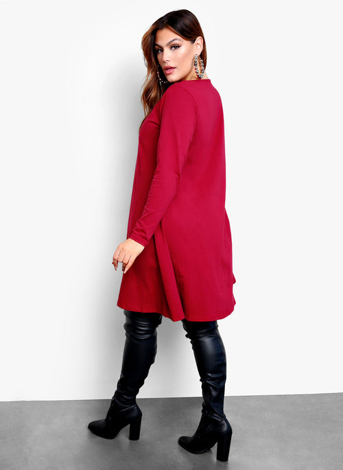 Catch Up Shift Cotton Mini Dress