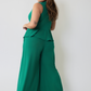 Carina Front Tie Peplum Top