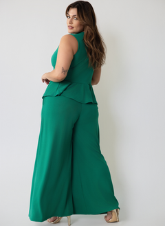 Carina Front Tie Peplum Top