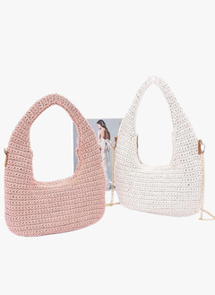 Cotton Woven Summer Hobo Bag
