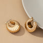 Clam Shell Hoop Earrings