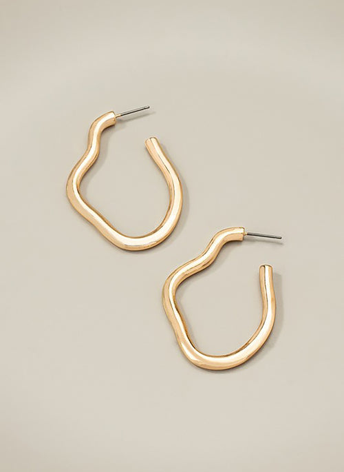 Irregular Hoop Earrings