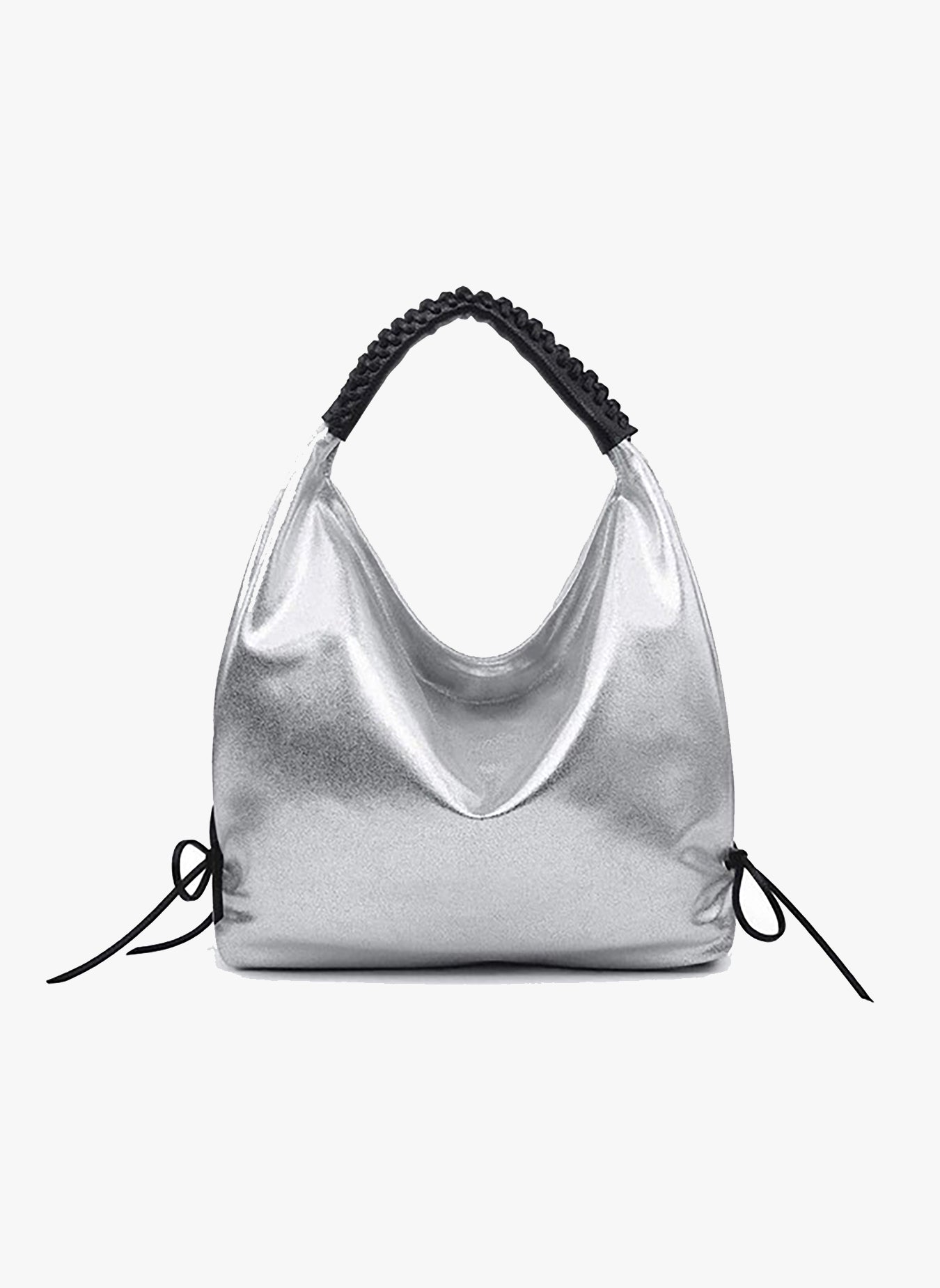 Hobo Metallic Bag - Silver