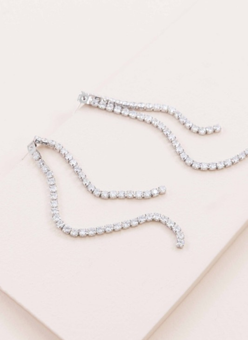 Diamond Ear Jacket Earrings