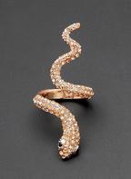 Snake Adjustable Wrap Around Ring