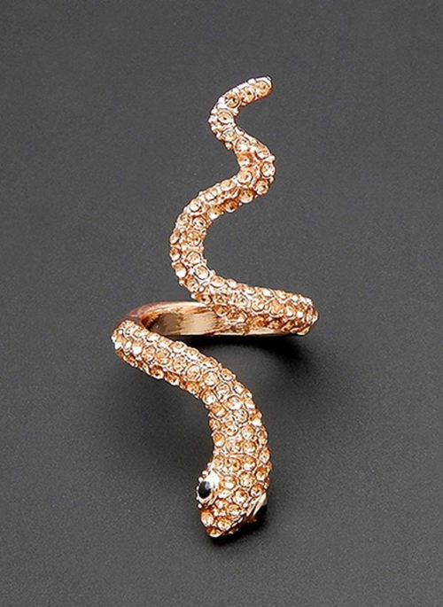 Snake Adjustable Wrap Around Ring