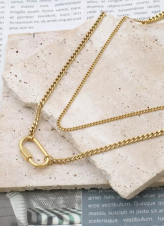 18K Gold-Plated Double Layered Necklace