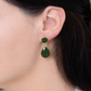 Tear Drop Stone Earrings
