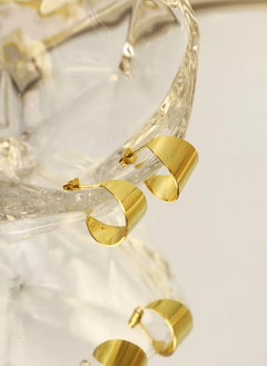 18K Gold-Plated Stud Earrings