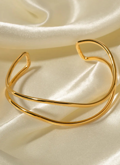 Minimalist Stainless Steel Cuff Bracelet