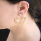 Triangle Chain Link Earrings