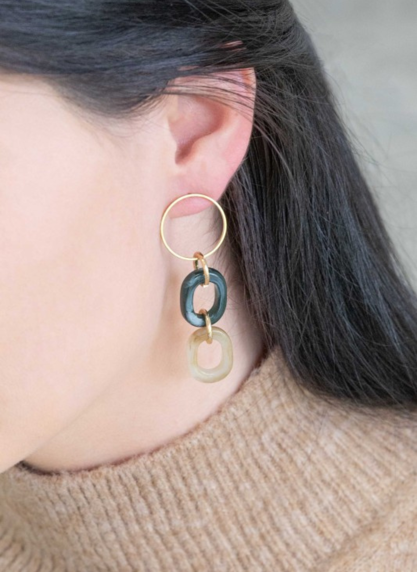 3-Tier Dangle Earrings