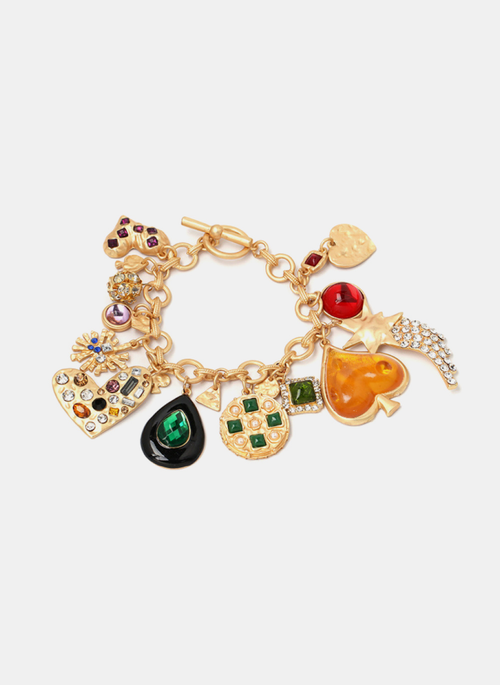 Multi Charm Resin Bracelet