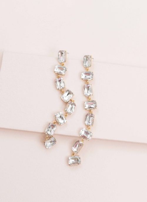 Diamond Dangle Earrings