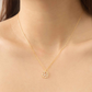 18K Gold Plated Stone Necklace