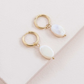Pearly Hoop Earrings