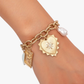 Charm Bracelet with Ceramic Fish & heart
