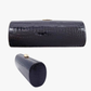 Faux Leather Cylinder Clutch Bag