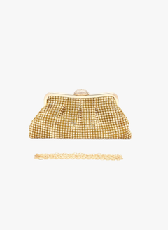 Full Stone Statement Soft Clutch Bag