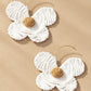 Straw Flower Earrings