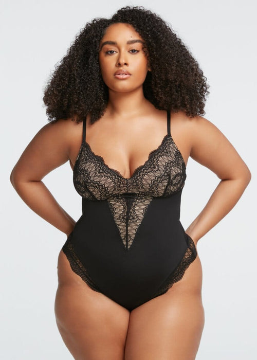 She Waisted Sculpting Lace Bodysuit