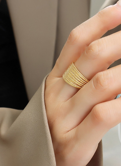 Titanium Steel Open Ring