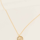 18K Gold Plated Stone Necklace