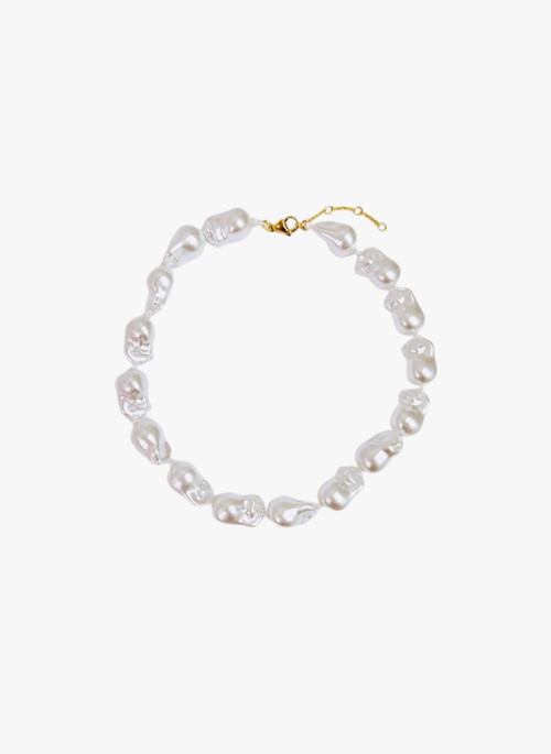 Modern Baroque Pearl Necklace