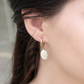 Pearly Hoop Earrings