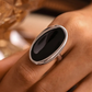 Drip Elliptical Open Ring