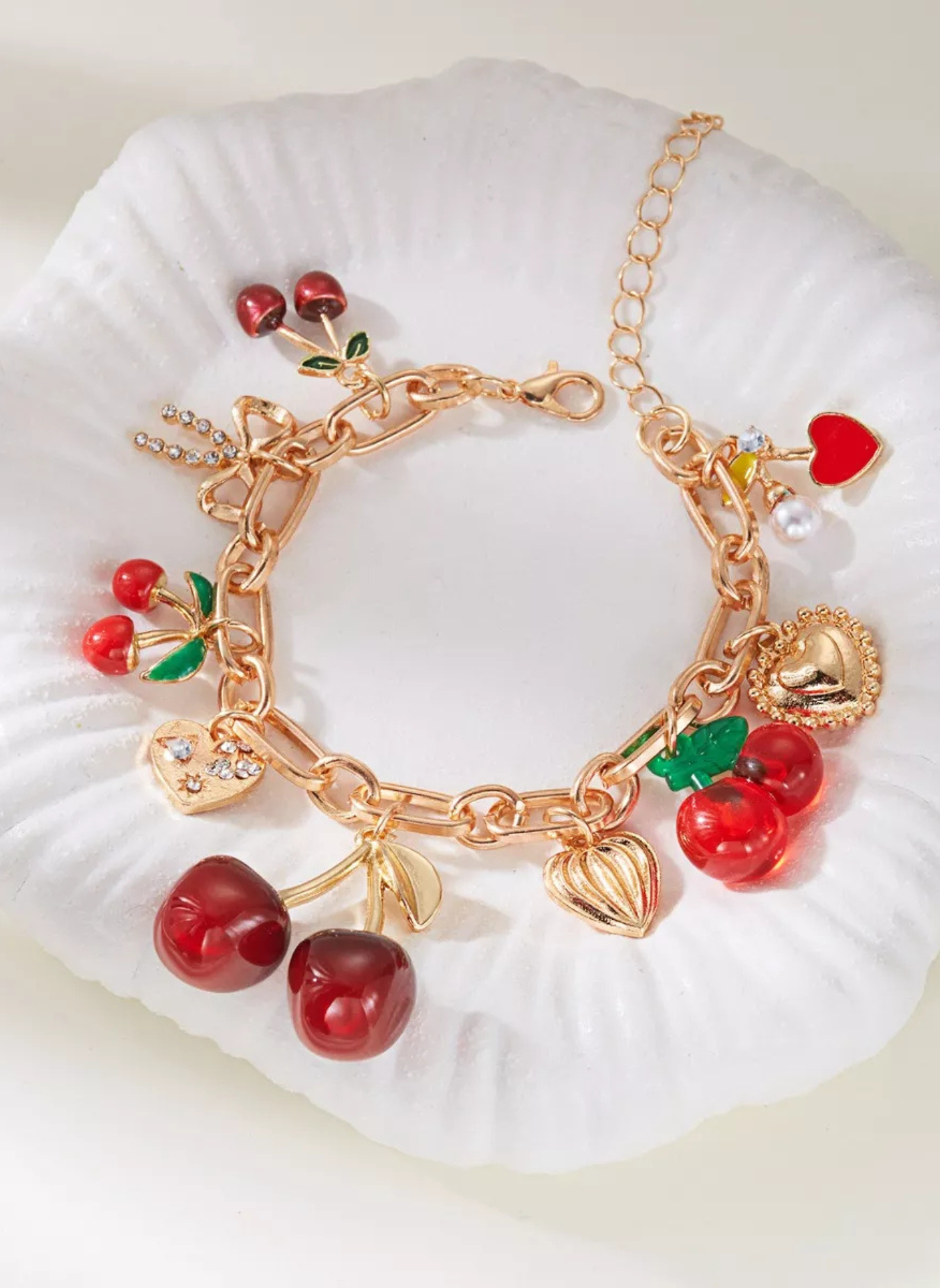 Cherry Charm Bracelet