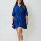 June Flutter Hem A-Line Mini Dress