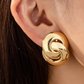 Chunky Knot Stud Earrings
