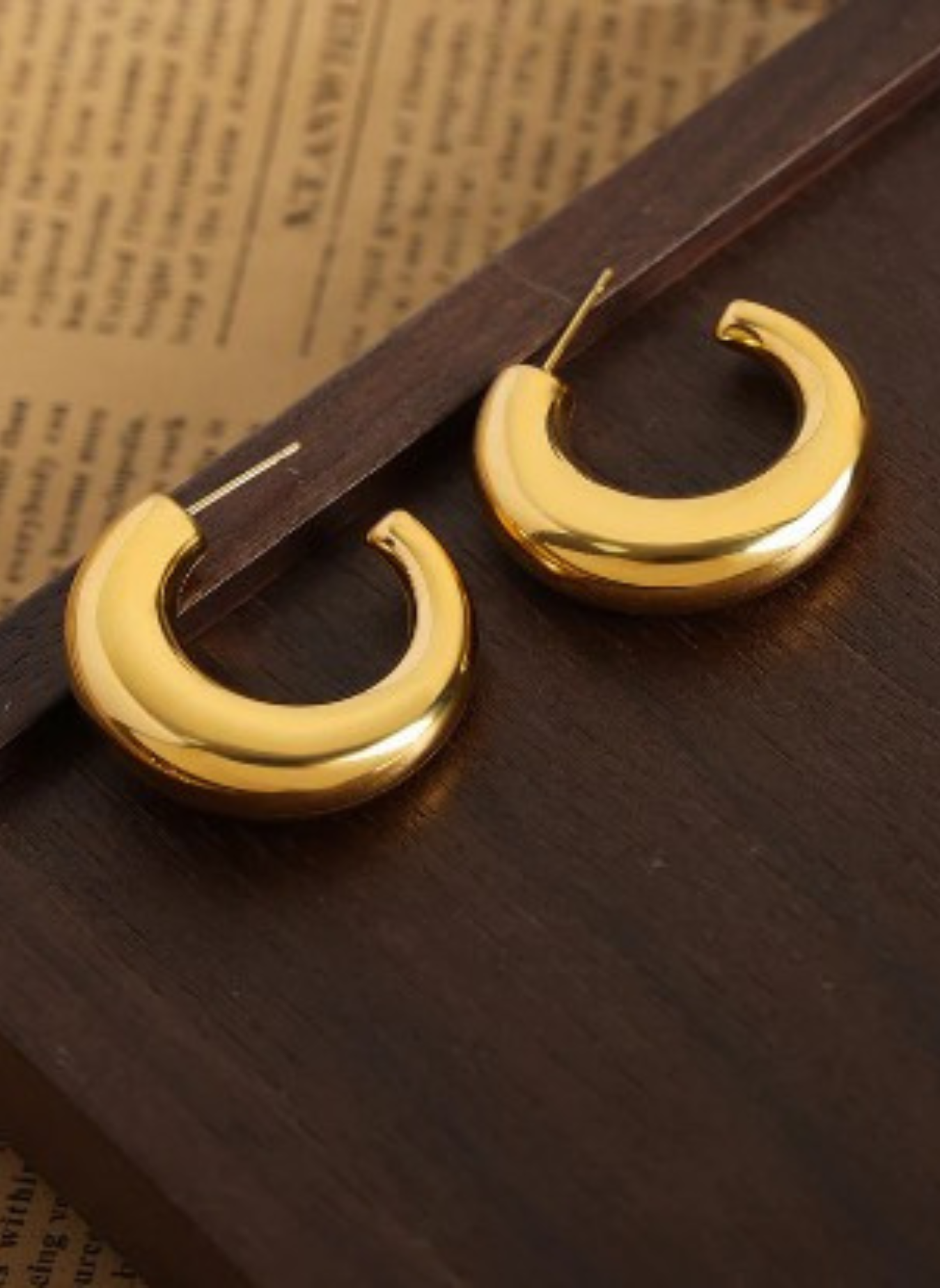Chunky Hoop Earrings