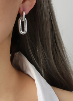 Titanium steel Dangle Earrings