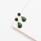 Tear Drop Stone Earrings