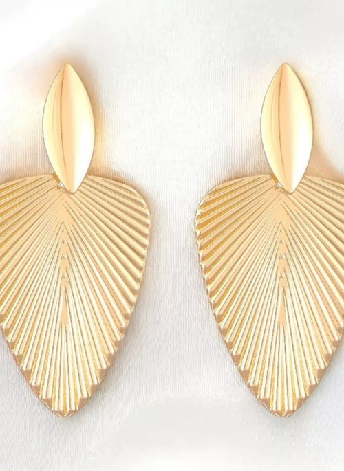 Alloy Textured Earrings